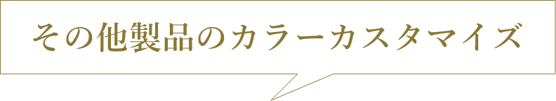 その他製品のカラーカスタマイズ